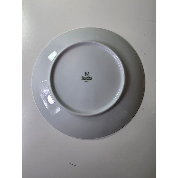 Vintage BAREUTHER BAVARIA Botanical Hand Painted Fruit Plates Set of 2 - Picture 6 of 7